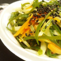 mmameco's cooksnap of when they made 大根と茎わかめのきんぴら炒め.