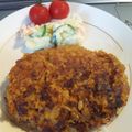 大学生あや♪'s cooksnap of when they made とんかつリメイク　ハンバーグ.