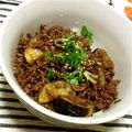 碧～あおい～'s cooksnap of when they made 茄子と挽肉の炒め物.