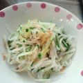 るん奈's cooksnap of when they made 簡単＆ヘルシー☆夏バテ解消大根サラダ.