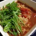⌘ゆうくん⌘'s cooksnap of when they made ﾄﾏﾄ缶×ｲﾝｽﾀﾝﾄ麺＝トマトラーメン.