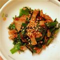 ほみえ's cooksnap of when they made にらとベーコンのおかか炒め.