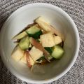 バウンド's cooksnap of when they made 長いもきゅうり&薬味のごま醤油和え.
