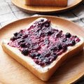 オレンジライム's cooksnap of when they made ブルーベリー＆クリチのトースト.