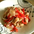 はしさ's cooksnap of when they made 簡単★パプリカと鶏唐揚げの南蛮漬け★.
