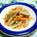 シャンプーハット's cooksnap of when they made 根野菜のカレーきんぴら.