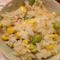 ちいゆうこ's cooksnap of when they made とうもろこしと枝豆の混ぜご飯.