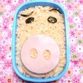 シャンプーハット's cooksnap of when they made トイストーリー・ハム弁　簡単キャラ弁.
