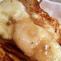 あみさくら's cooksnap of when they made ホットメープルバナナフレンチトースト.