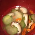 ウーシャン's cooksnap of when they made きゅうりとしいたけ生姜の夏スープ.
