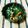 Ｃｈｉｌｄ's cooksnap of when they made 法蓮草とツナの酢和え❀柚子胡椒風味.