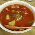 ぴーの助's cooksnap of when they made 鶏肉とアボカドのトマトスープ.