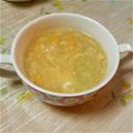muyblanco's cooksnap of when they made 玉ねぎとコーンの卵スープ.