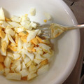 tama-ma's cooksnap of when they made うひょ～ヽ(▽^*)ノゆで卵のみじん切り.
