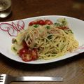 airaile's cooksnap of when they made ヘルシー簡単☆大葉とツナの醤油冷製パスタ.