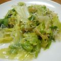 まゆみ母ちゃん's cooksnap of when they made 簡単ヘルシー♪レタスとジャコの炒め物☆.