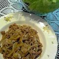 naobetty's cooksnap of when they made 玉ねぎ＆豚の生姜焼き☆.