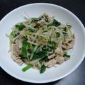 こくぼっち's cooksnap of when they made ニラもやし豚炒め.