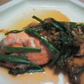 a-kob's cooksnap of when they made 鮭の薬味煮.