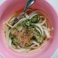 フミココ's cooksnap of when they made ３分クッキング！オクラうどん.