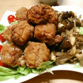 ぱぁさん0225's cooksnap of when they made 見た目鶏の唐揚げ〜豚小間の唐揚げ〜.
