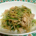 とにーにょ's cooksnap of when they made 水菜ともやしの豚しゃぶ胡麻ソース和え.
