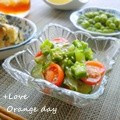 オレンジデイ's cooksnap of when they made 夏仕様！トマトとオクラと胡瓜の酢の物★.