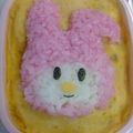 愛うらら's cooksnap of when they made 【キャラ弁】　♥♡♥マイメロディ♥♡♥.