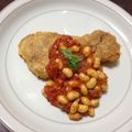 kerori☆'s cooksnap of when they made ポークピカタ☆トマトビーンズ添え.