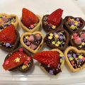 わんこた's cooksnap of when they made バレンタイン☆材料3つ簡単生チョコタルト.