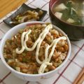 ひぴちゅー's cooksnap of when they made ネバネバお好み焼き風～納豆ごはん.