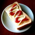 ＊なぁ＊'s cooksnap of when they made かけるだけ♫ケチャマヨチーズトースト♡.