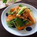 まろんかふぇ's cooksnap of when they made 厚揚げ豆腐と三つ葉のみょうが甘酢だれ.