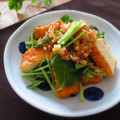 まろんかふぇ's cooksnap of when they made 厚揚げ豆腐と三つ葉のみょうが甘酢だれ.
