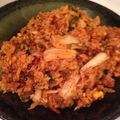 へっぽこちづ子's cooksnap of when they made 納豆チャーハン♪(キムチ入りも☆).