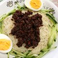 りちな's cooksnap of when they made 韓国風ジャージャー麺.