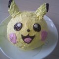 tamapiki's cooksnap of when they made ❤ピカチュー★ケーキ❤.