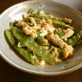 くらんきーぶらっく's cooksnap of when they made 絹サヤ卵とじ♬.