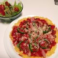 respi0408's cooksnap of when they made 残りご飯で☆ご飯ピザ☆.