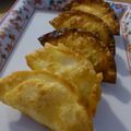 おうえい母さん's cooksnap of when they made 余ったポテトサラダで揚げ餃子♪.