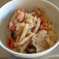 イシス女神's cooksnap of when they made 炊飯器で美味しい炊き込みご飯(おこわ)☆.