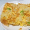 Disney♪♪'s cooksnap of when they made お弁当♪じゃが芋と枝豆のオムレツ.