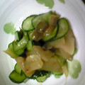 とんがりポンポン's cooksnap of when they made ザーサイときゅうりの和えもの.