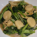 _かえる_'s cooksnap of when they made ホタテと小松菜と油揚げの生姜醤油炒め.