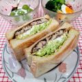在宅勤務のおじさん's cooksnap of when they made タルタルソース入り❤絶品アジフライサンド.