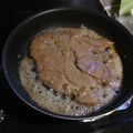 tonge36's cooksnap of when they made 特売の安売り肉を極上柔らかステーキに♪.