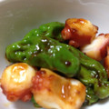 ユズックマ's cooksnap of when they made タコとししとうのピリ辛炒め.