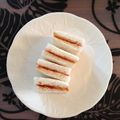 もにゃ☆♪'s cooksnap of when they made 超絶☆簡単♪ピーナッツバタージャムサンド.