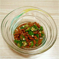 yuka119's cooksnap of when they made おくら納豆のごま和え.