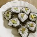 3姉妹ちゃんママ's cooksnap of when they made ☆あっさり沢庵巻き☆.